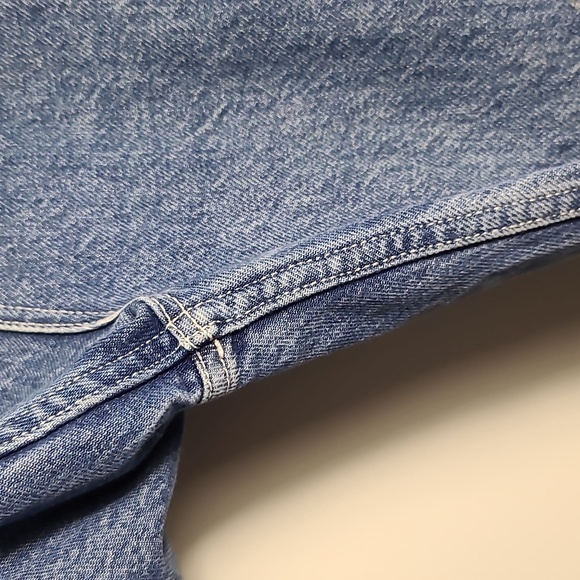 BA&SH Astel Jeans Straight Cut Offs in Indigo Size 2 - Picture 10 of 16